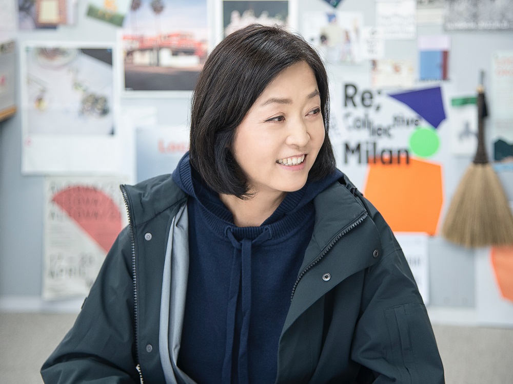 인터뷰하는 한경애 코오롱FnC 부사장. 2019년 코오롱스포츠의 쇄신이 필요할 때 총괄로 합류해, 직원들과 리브랜딩을 이끌었다. ⓒ롱블랙
