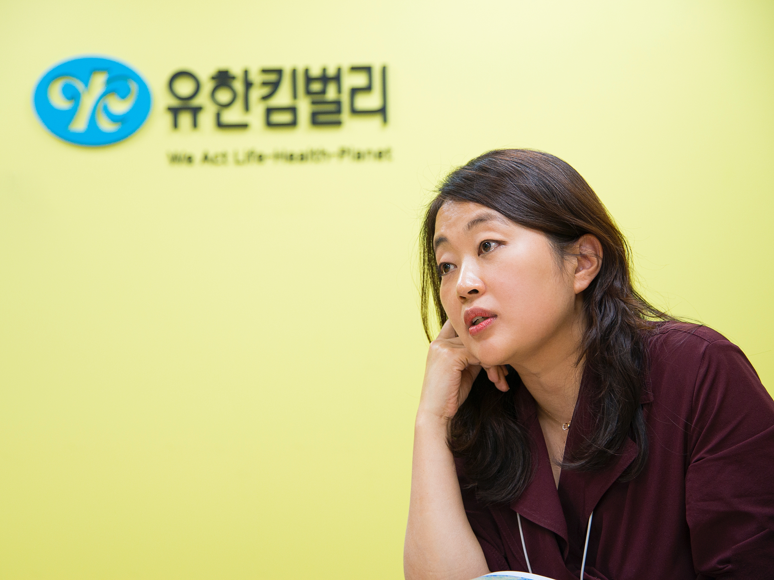 2002년 입사한 전양숙 본부장. 그는 NGO 활동의 꿈을 유한킴벌리에서 실현하고 있다. ⓒ유한킴벌리